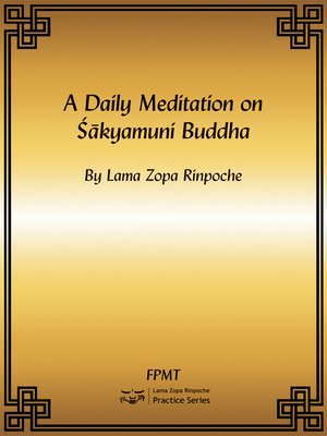 cover image of A Daily Meditation on Shakyamuni Buddha eBook